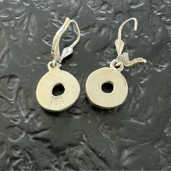 Zina of Beverly Hills sterling earrings - Picture 2 of 4